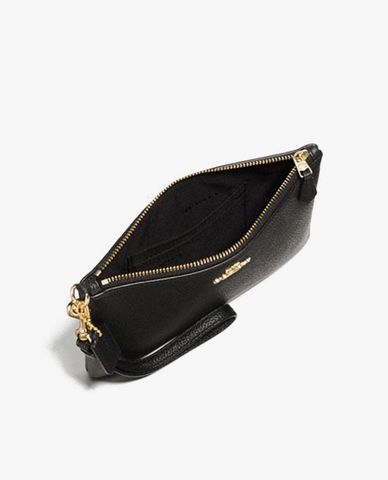  COACH - Clutch nữ khóa kéo kim loại 