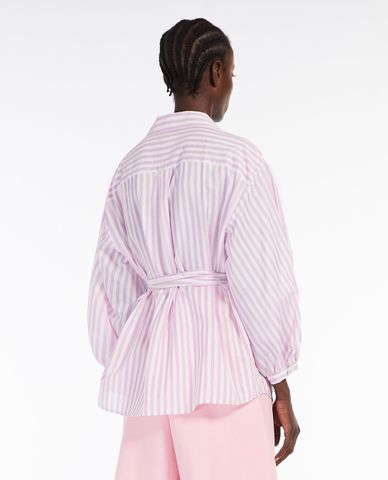  WEEKEND MAX MARA - Áo sơ mi nữ tay phồng Silver 