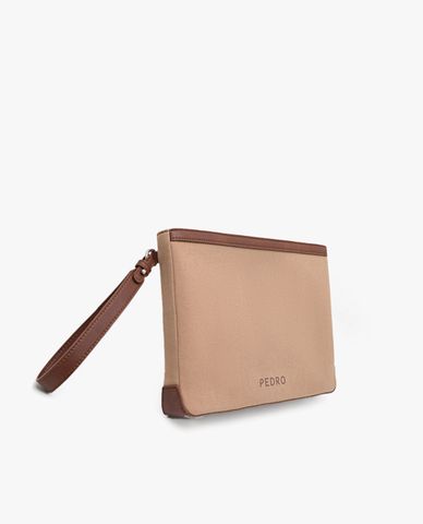  PEDRO - Ví cầm tay nam chữ nhật Monochrome Clutch 