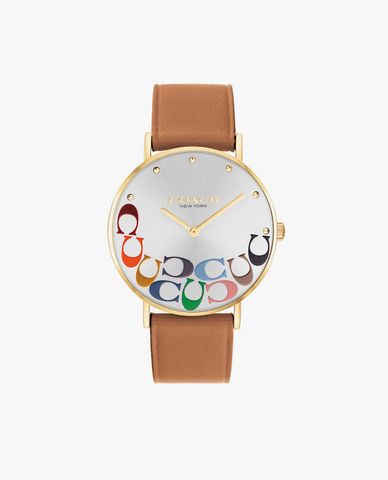  COACH - Đồng hồ nữ mặt tròn Perry 14503974 