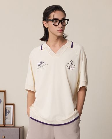  PALLADIUM - Áo polo nam cổ bẻ tay ngắn hiện đại 