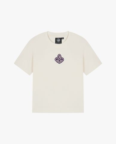  PALLADIUM - Áo thun nữ cổ tròn tay ngắn trẻ trung 