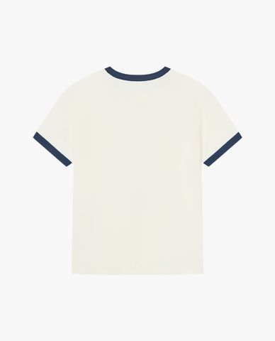  PALLADIUM - Áo thun nữ cổ tròn tay ngắn trẻ trung 