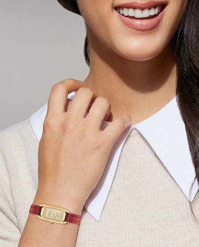  COACH - Đồng hồ nữ mặt chữ nhật Cadie 14504025 