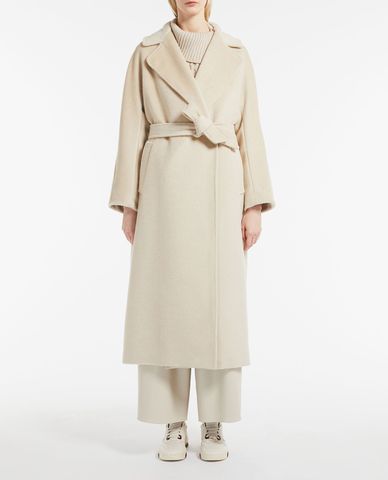  WEEKEND MAX MARA - Áo khoác măng tô nữ dáng dài thanh lịch Tempera 