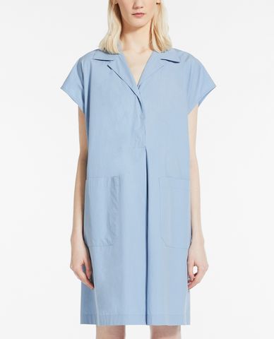  WEEKEND MAX MARA - Đầm mini cổ bẻ tay ngắn phom suông hiện đại Neottia 