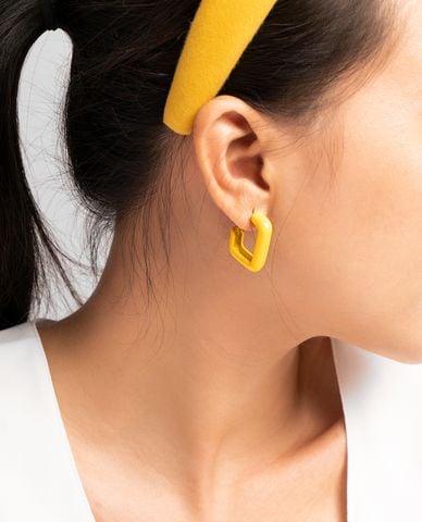  CECI - Khuyên tai nữ khoen vuông độc đáo 