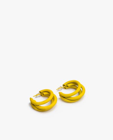  CECI - Khuyên tai nữ khoen tròn 3 vòng thời trang 