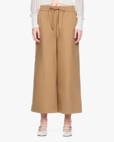  GIGI - Quần nữ ống rộng lưng thun dây rút hiện đại 