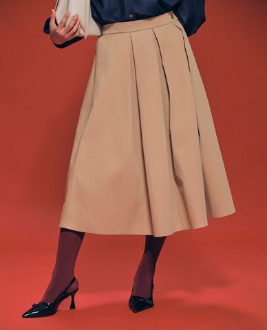  GIGI - Chân váy xếp li midi thanh lịch 