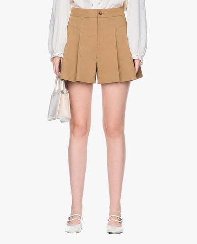  GIGI - Quần short nữ ống rộng lưng cao trẻ trung 