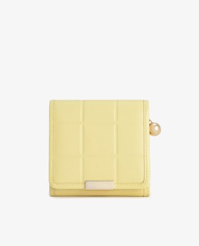  PEDRO - Ví nữ phom vuông Quilted Leather 