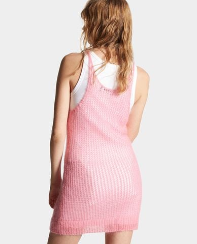  DSQUARED2 - Đầm dệt kim hai dây mini Soft 
