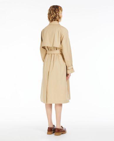  WEEKEND MAX MARA - Áo khoác măng tô dáng dài phối thắt lưng Canasta 