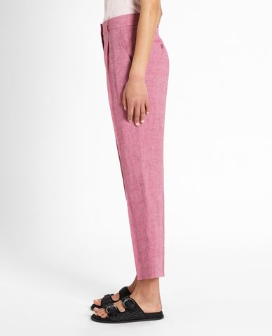  WEEKEND MAX MARA - Quần nữ ống đứng nhấn li Manna Linen 