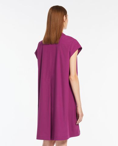  WEEKEND MAX MARA - Đầm sơ mi midi cổ bẻ tay ngắn phối túi Benny 