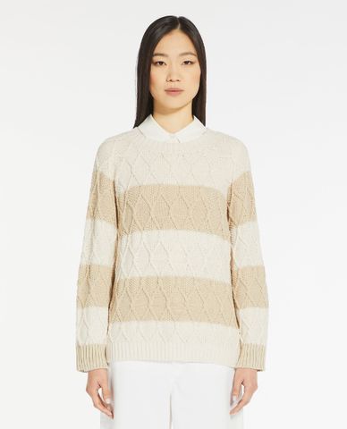  WEEKEND MAX MARA - Áo sweater nữ tay dài cổ tròn Panino 