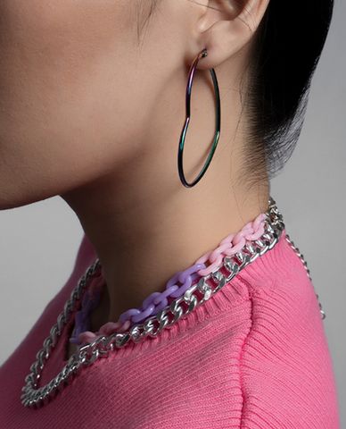  CECI - Khuyên tai nữ hình trái tim xinh xắn 