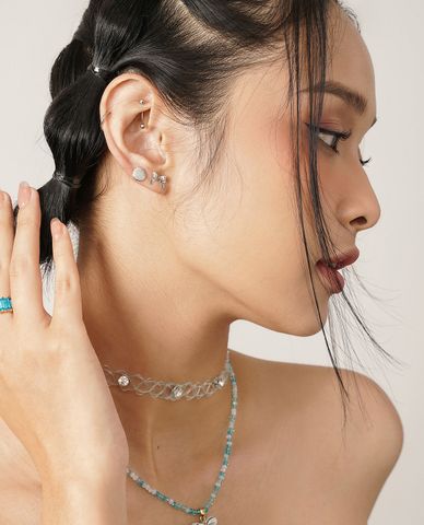  CECI - Set 12 cặp khuyên tai nhỏ xinh xắn 