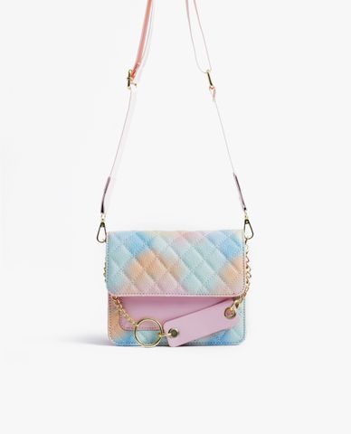  CECI - Túi đeo chéo nữ nắp gập chần bông thời trang 