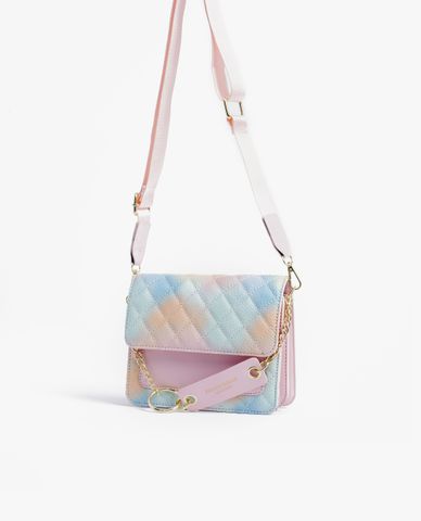  CECI - Túi đeo chéo nữ nắp gập chần bông thời trang 