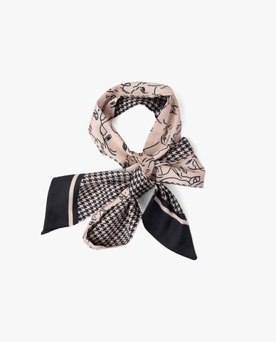  CECI - Khăn choàng nữ dáng dài in hoa văn trẻ trung 