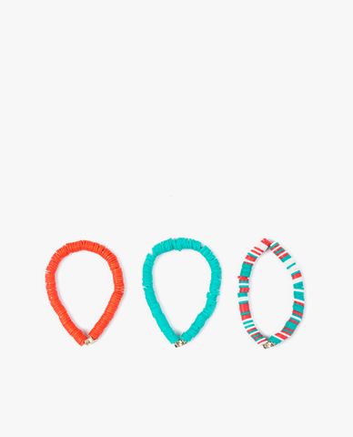  CECI - Set 3 vòng tay nữ chuỗi hạt tròn dẹp độc đáo 