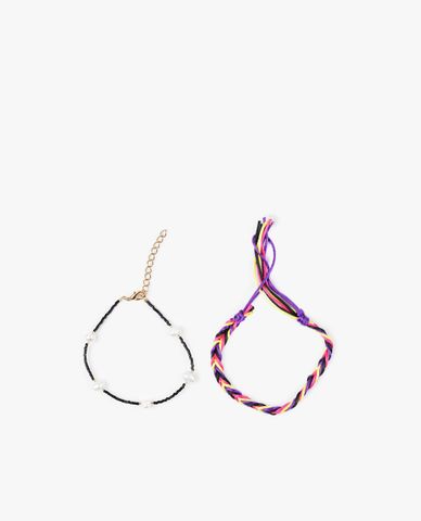  CECI - Set 2 vòng đeo tay nữ phối nhiều màu trẻ trung 