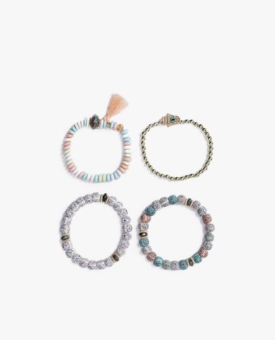  CECI - Set 4 vòng đeo tay nữ chuỗi hạt thời trang 