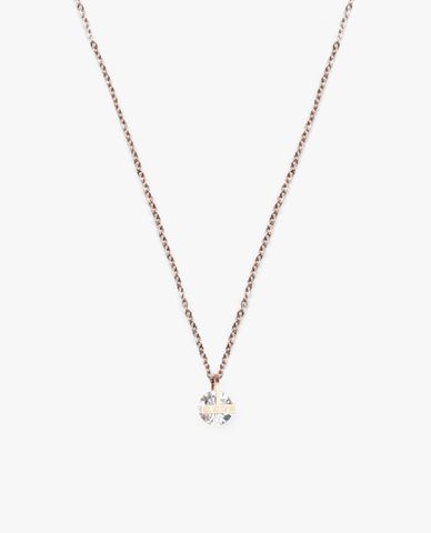  CECI - Vòng cổ nữ sợi mảnh phối mặt đính đá tròn sang trọng 