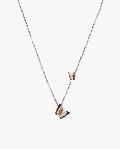  CECI - Vòng cổ nữ chuỗi xích nhỏ phối mặt cánh bướm 