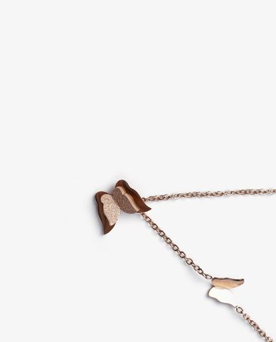  CECI - Vòng cổ nữ chuỗi xích nhỏ phối mặt cánh bướm 