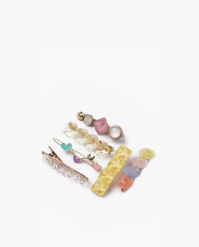  CECI - Pack 6 kẹp tóc nữ kim loại dáng dài thời trang 