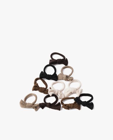  CECI - Set 10 dây thun buộc tóc nữ thắt nơ xinh xắn 