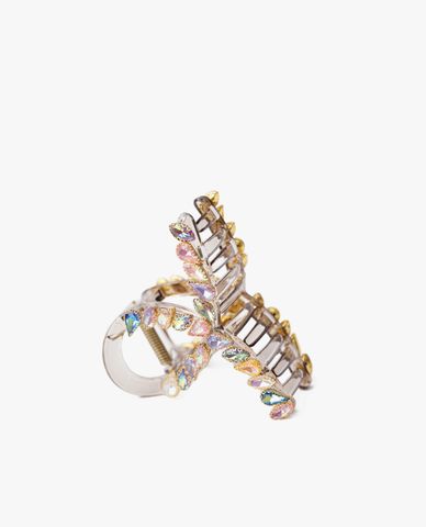  CECI - Kẹp tóc càng cua bản nhỏ đính đá hình giọt nước 