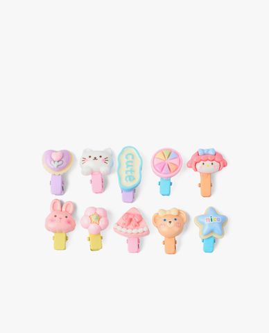  CECI - Set 10 kẹp tóc phối hình dễ thương 