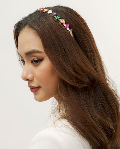  CECI - Băng đô cài tóc nữ đính đá sang trọng 