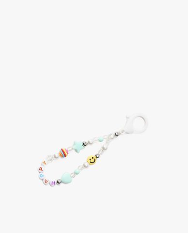  CECI - Móc khóa nữ dây chuỗi hạt Happy 