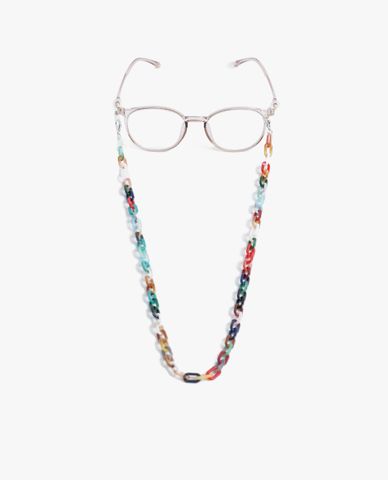 CECI - Dây đeo mắt kính nữ dạng chuỗi xích lớn sặc sỡ 