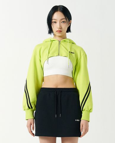 NERDY - Áo khoác croptop nữ Bolero Zip-Up 