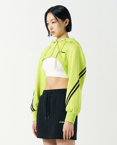  NERDY - Áo khoác croptop nữ Bolero Zip-Up 
