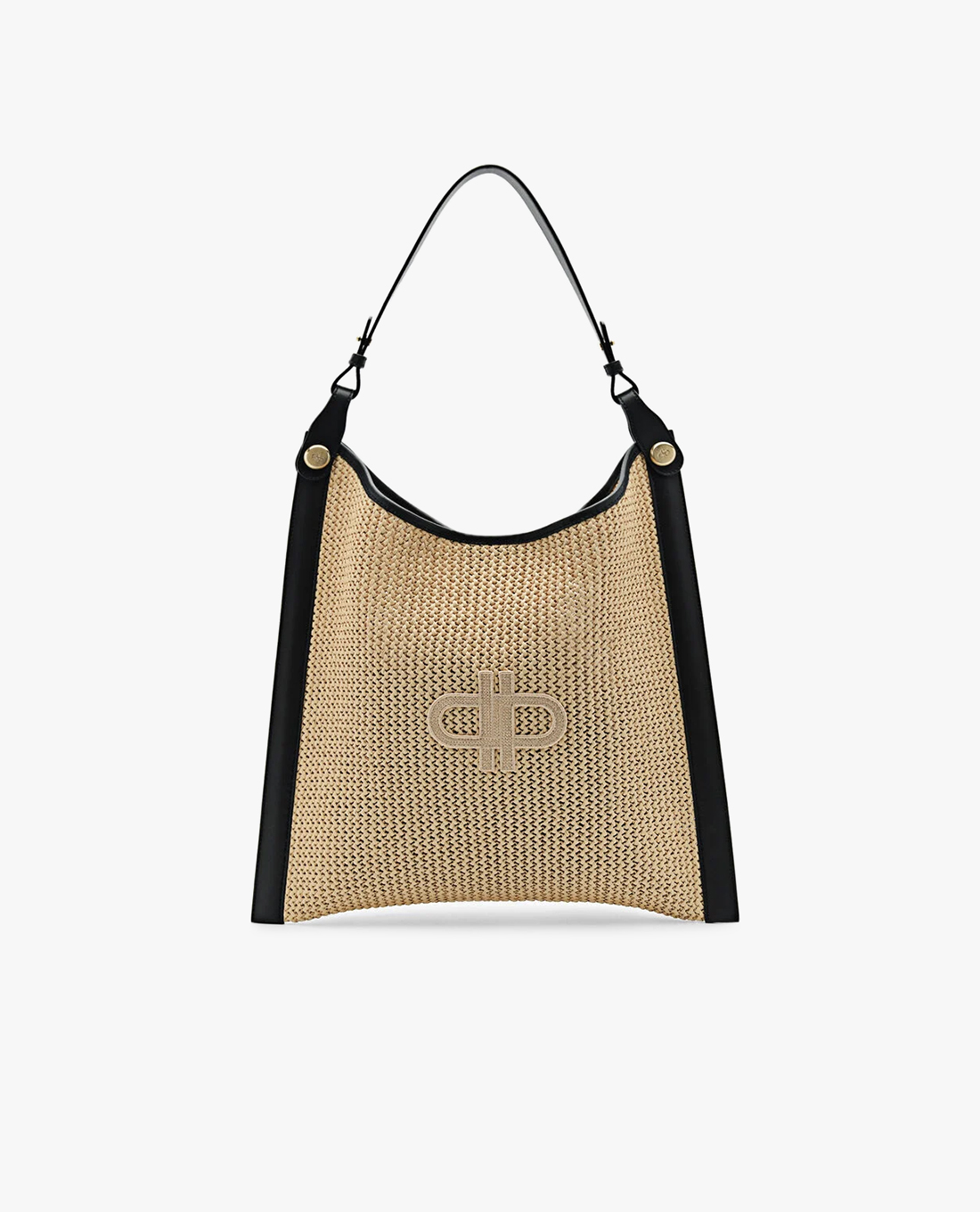 PEDRO - Túi đeo vai nữ hình thang Icon Oversized Raffia