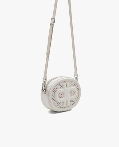  PEDRO - Túi đeo chéo nữ hình bầu dục Icon Round Leather 