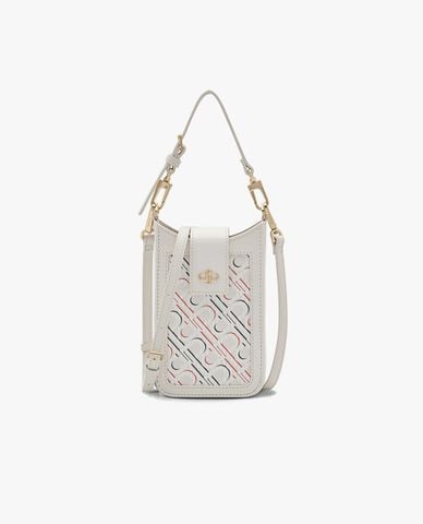  PEDRO - Ví nữ dáng dài chữ nhật phối dây đeo Icon Leather Phone Pouch 