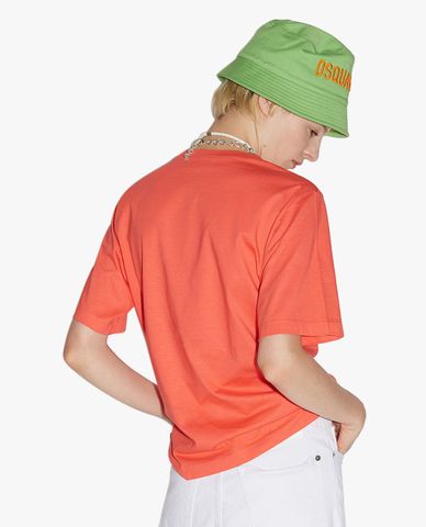  DSQUARED2 - Áo thun nữ cổ tròn tay ngắn thời trang 