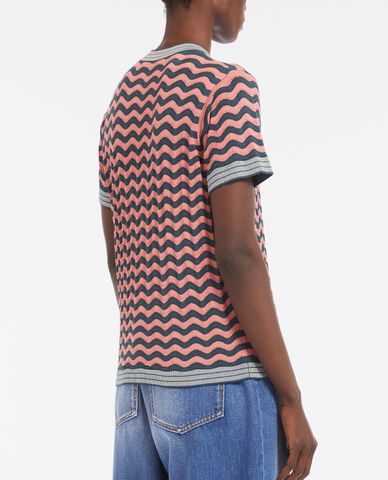  WEEKEND MAX MARA - Áo thun nữ cổ tròn tay ngắn Carella 