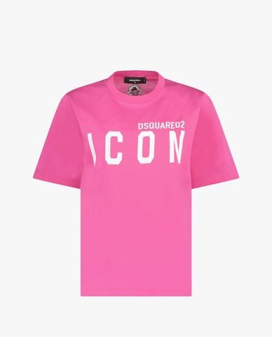  DSQUARED2 - Áo thun nữ cổ tròn tay ngắn Icon Forever 