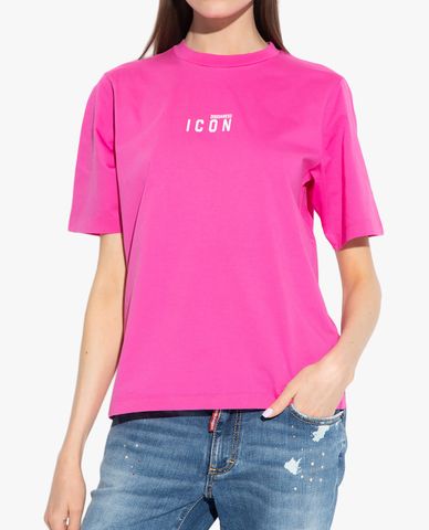  DSQUARED2 - Áo thun nữ cổ tròn tay ngắn Icon 