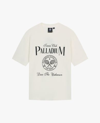  PALLADIUM - Áo thun unisex cổ tròn tay ngắn Tennis Club Logo 