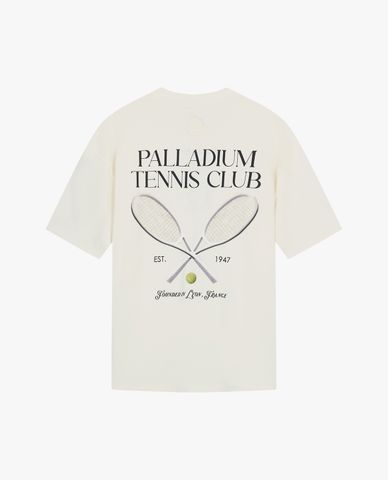 PALLADIUM - Áo thun unisex cổ tròn tay ngắn Tennis Club Logo 